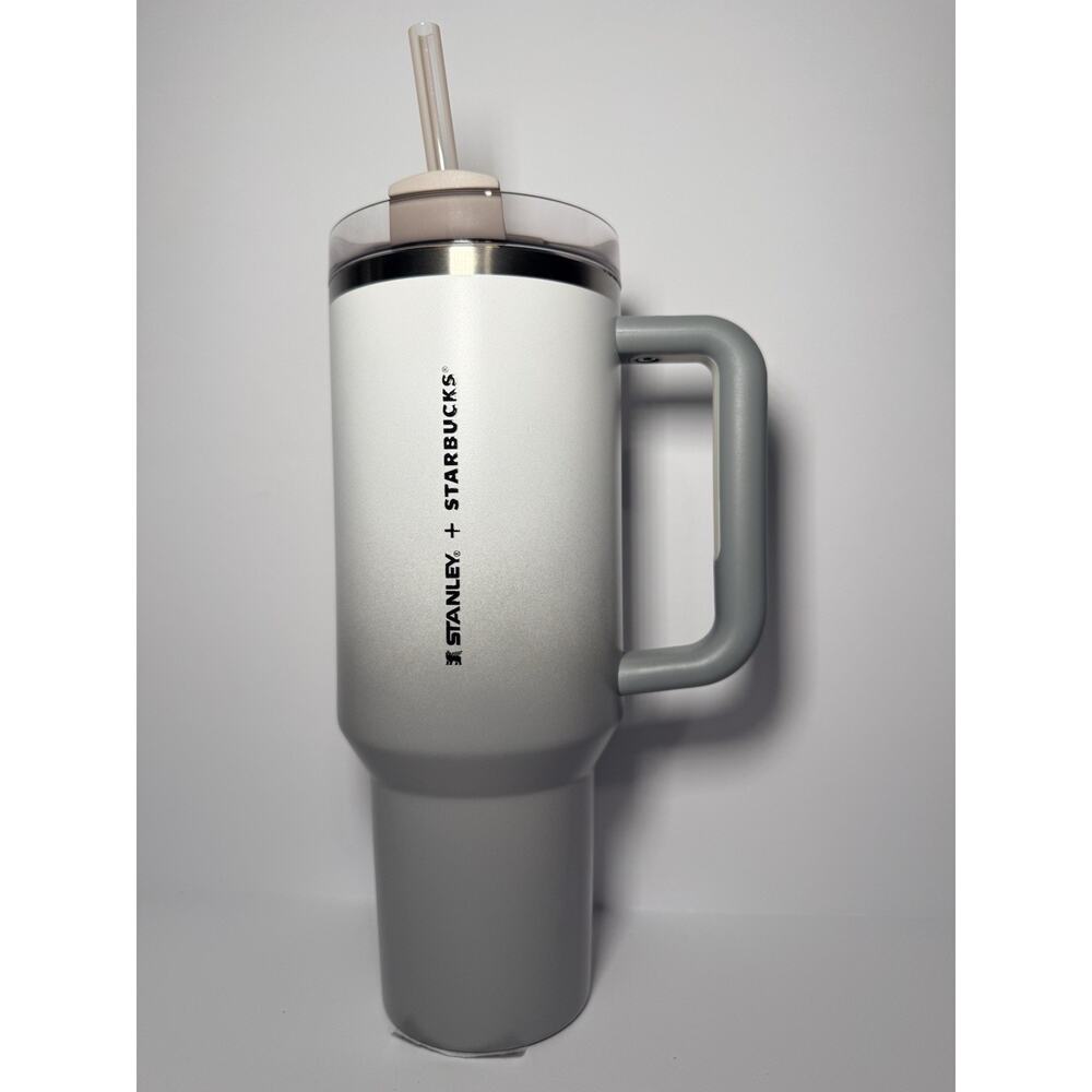 Stanley X Starbucks Korea GREY GRADIENT 40oz Quencher Tumbler BNWT | US SELLER